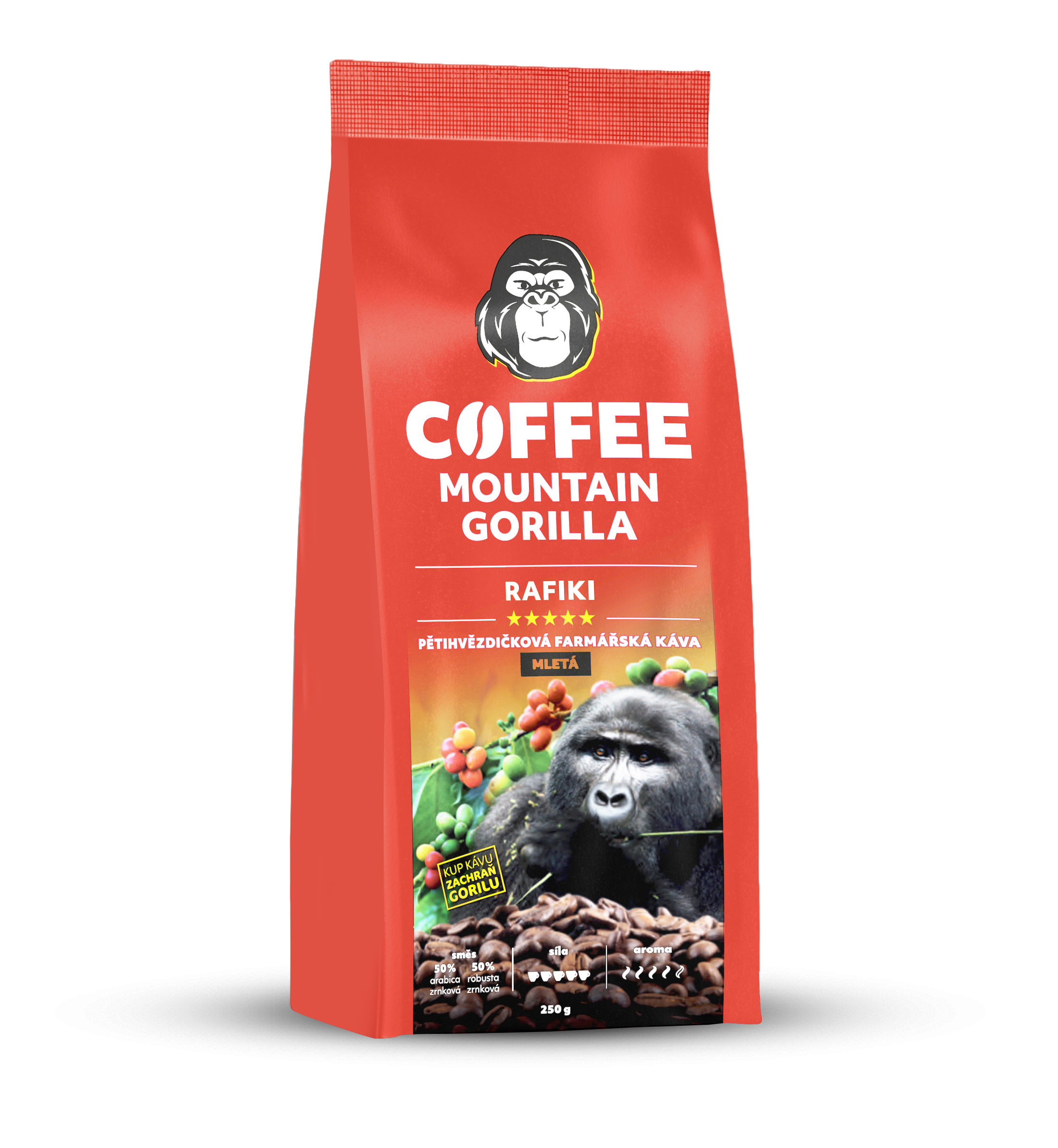 Mletá káva Rafiki